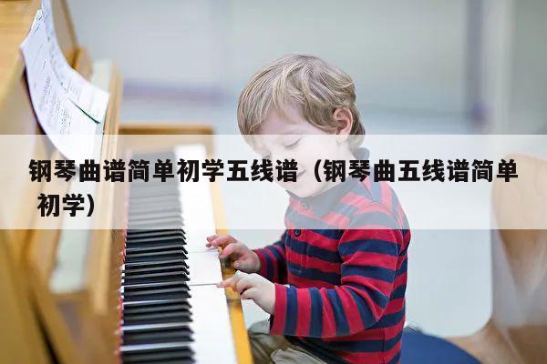 钢琴曲谱简单初学五线谱（钢琴曲五线谱简单 初学） 第1张