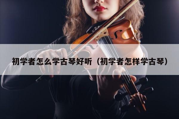 初学者怎么学古琴好听（初学者怎样学古琴） 第1张