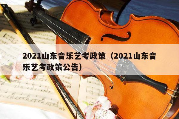 2021山东音乐艺考政策（2021山东音乐艺考政策公告） 第1张