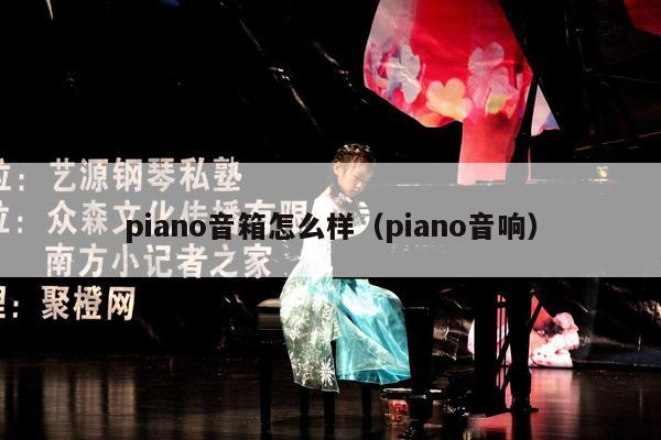 piano音箱怎么样（piano音响） 第1张