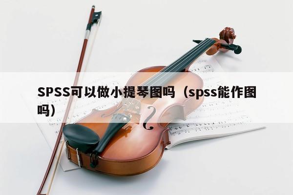 SPSS可以做小提琴图吗（spss能作图吗） 第1张