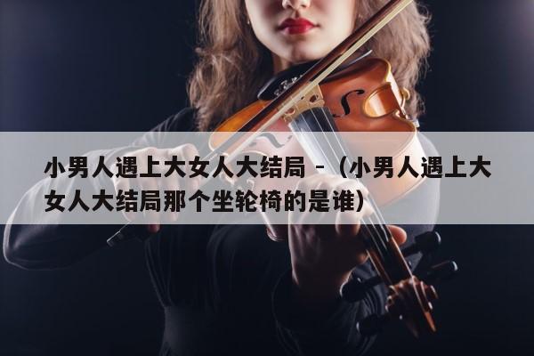 小男人遇上大女人大结局 -（小男人遇上大女人大结局那个坐轮椅的是谁） 第1张