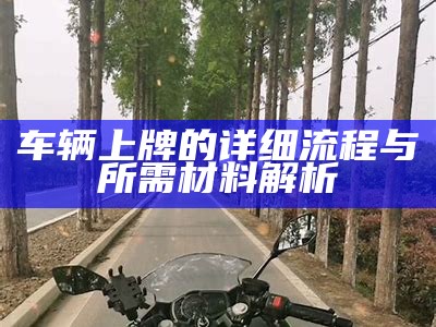 车辆上牌的详细流程与所需材料解析